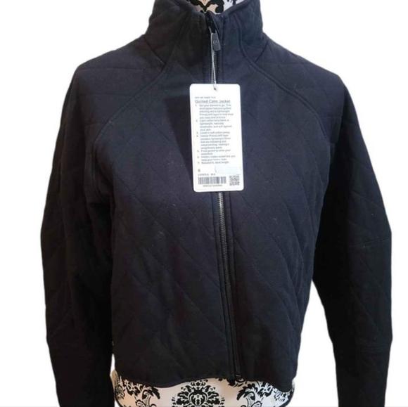 Nwt Lululemon Women's Quilted Calm Short Jacket Size 6 - Picture 3 of 4